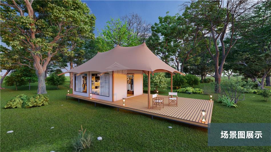 原始森林中的奢华庇护所｜武隆多边形帐篷开启五感沉浸式露营